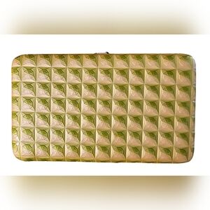 Fuego Lime Wallet with Checkbook Cover New